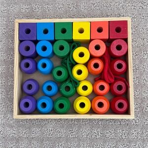 Melissa & Doug Primary Lacing Beads